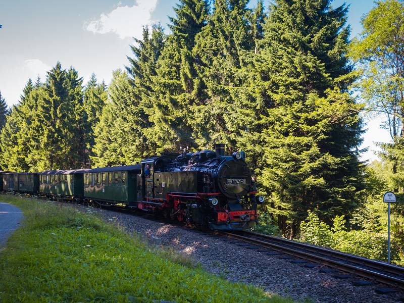 Fichtelbergbahn im Erzgebirge